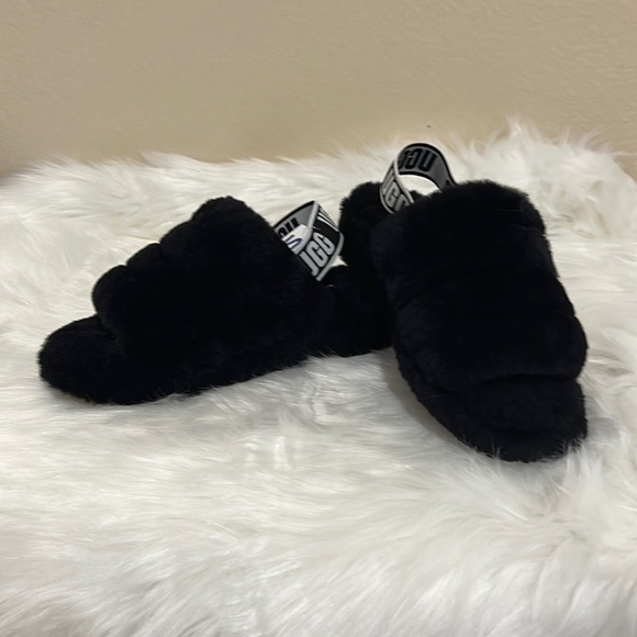 UGG Womens Fluff Yeah Slingback Slides - Picture 6 of 16